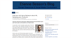 Desktop Screenshot of etiennebesson.com